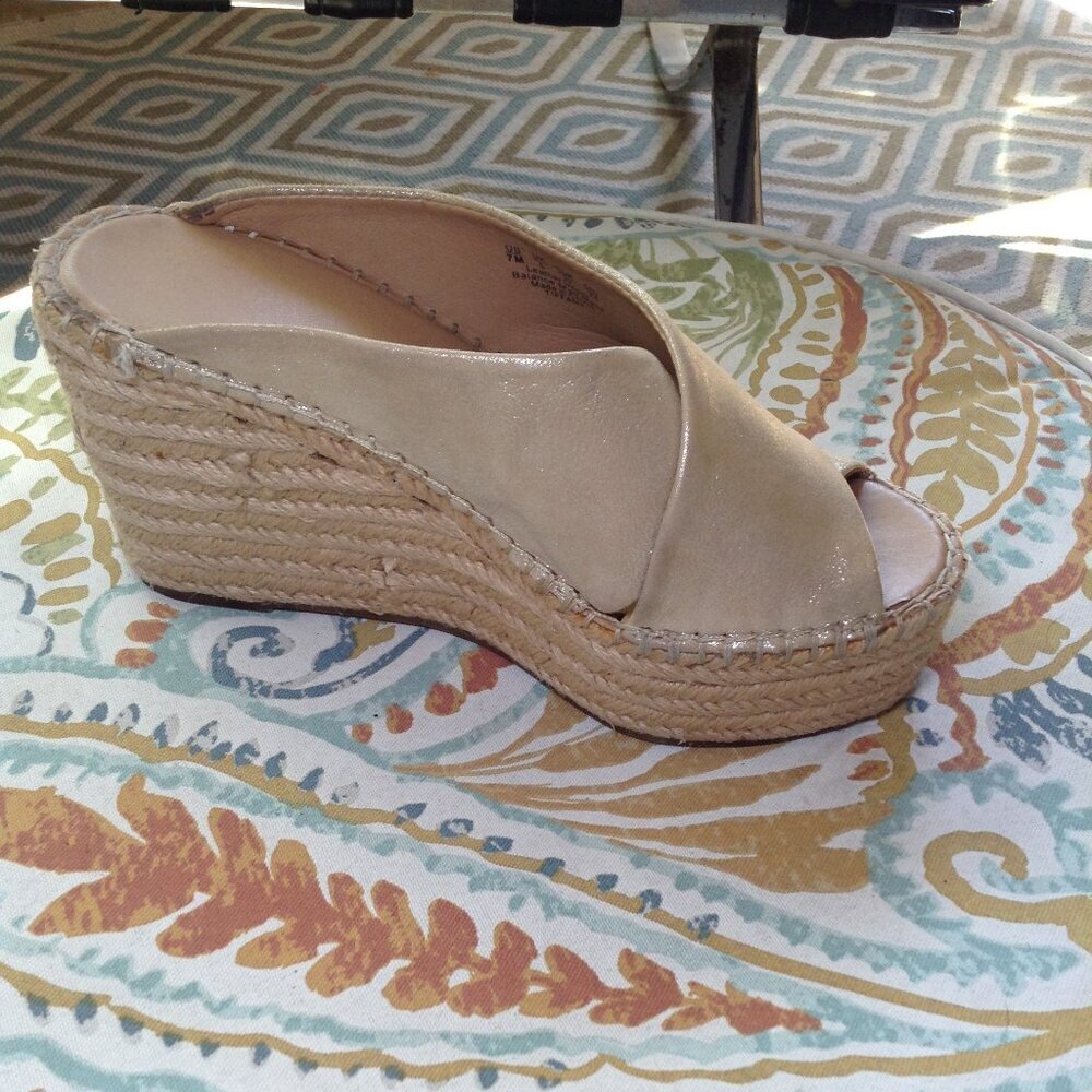 Franco Sarto "Tiffany" "7" Platforms, Leather, Boho, Chic, Leather, Girlhoodcore - Picture 7 of 7